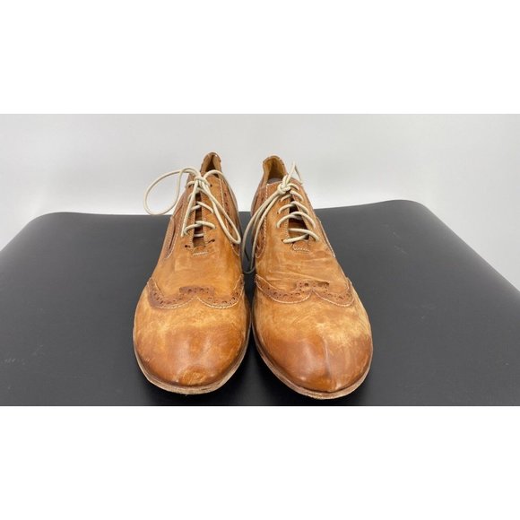 Sciapo Oxford Brown “natural” Leather Hand Made In Italy Size 12 main image 10
